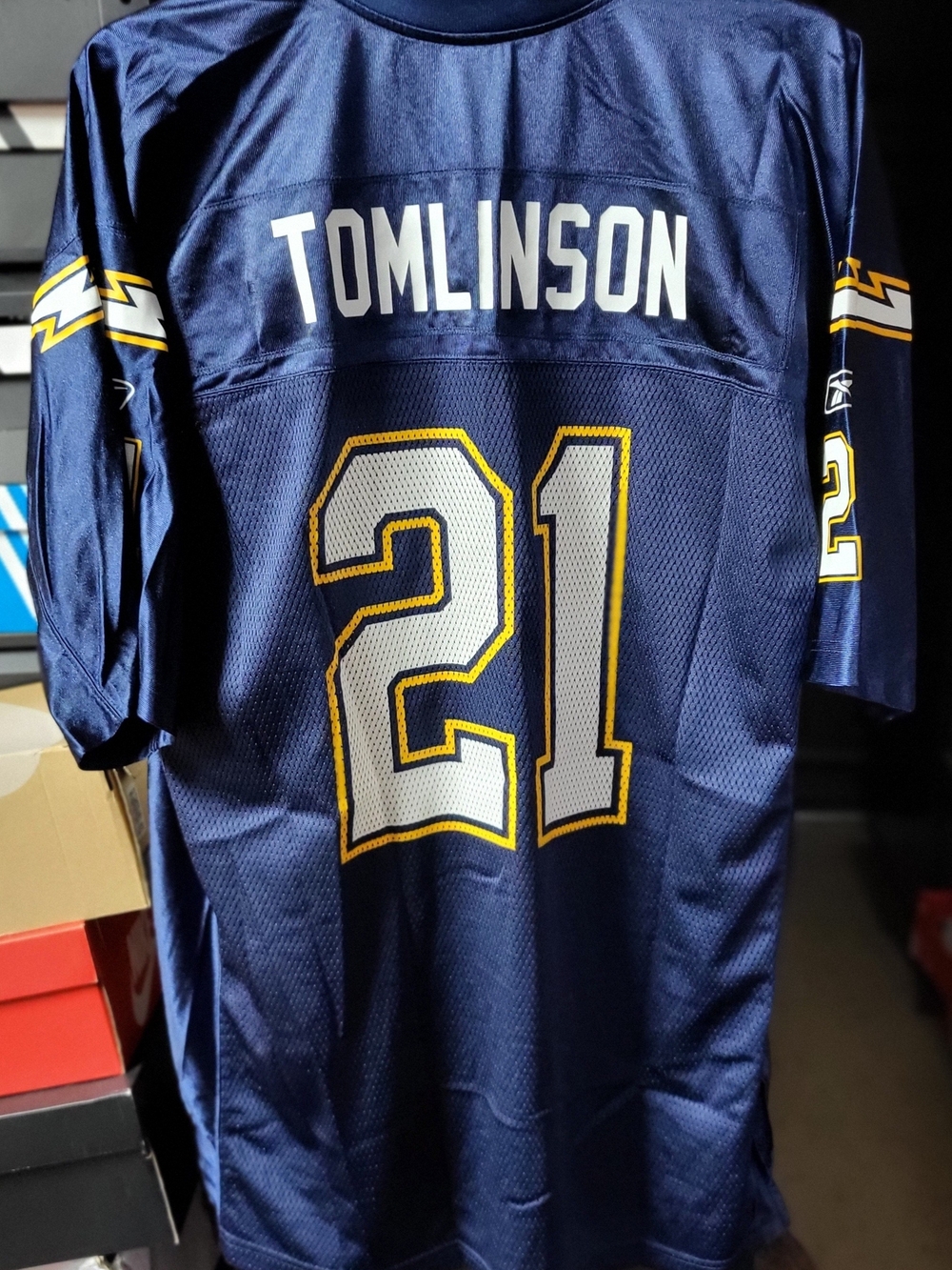 *NEW* Vintage Reebok NFL LaDainian Tomlinson #21 Chargers Jersey Size Large